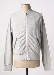 Blouson finition intérieure doublure imprimée gris LAURENCE AIRLINE homme