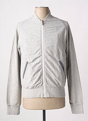 Blouson finition intérieure doublure imprimée gris LAURENCE AIRLINE homme