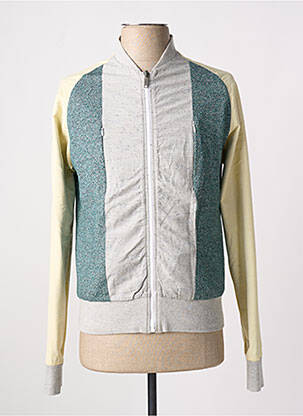 Blouson finition intérieure doublure imprimée gris LAURENCE AIRLINE homme