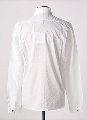Chemise manches longues manches longues blanc LAURENCE AIRLINE homme