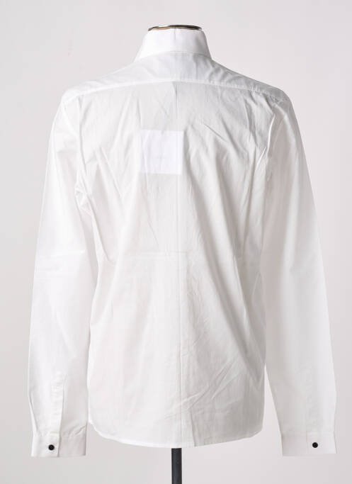 Chemise manches longues manches longues blanc LAURENCE AIRLINE homme