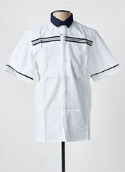 Chemise manches courtes blanc LAURENCE AIRLINE pour homme seconde vue