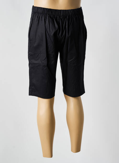 Bermuda noir LAURENCE AIRLINE pour homme