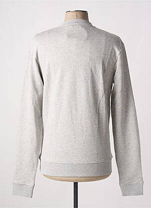 Sweat-shirt stretch manches longues gris LAURENCE AIRLINE homme