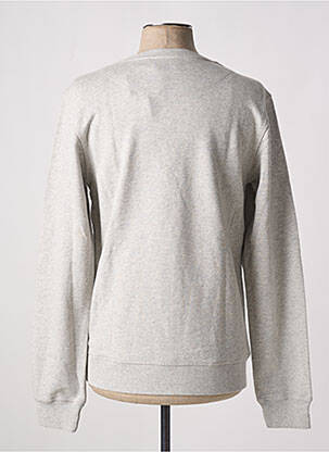 Sweat-shirt stretch manches longues gris LAURENCE AIRLINE homme