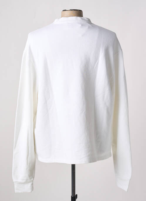 Sweat-shirt blanc LAURENCE AIRLINE pour homme