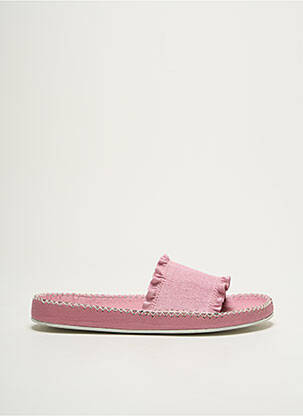 Mules/sabots voute plantaire talon plat jusqu'à 3cm rose MELLOW YELLOW femme
