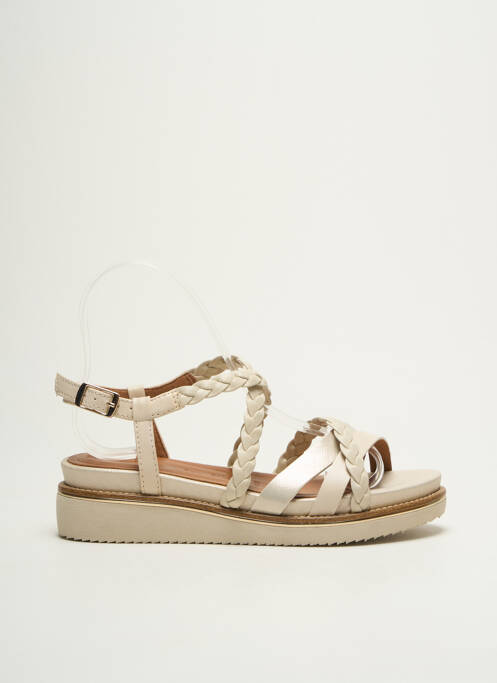 Sandales/Nu pieds beige TAMARIS pour femme