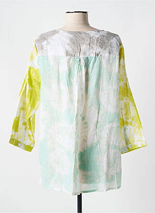 Chemisier coupe droite manches 3/4 gris AGATHE & LOUISE femme