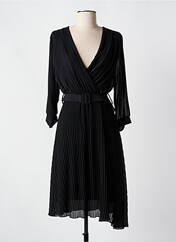 Robe mi-longue noir ÉTYMOLOGIE pour femme seconde vue