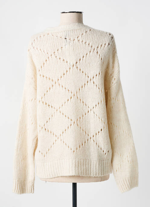 Gilet manches longues beige ÉTYMOLOGIE pour femme