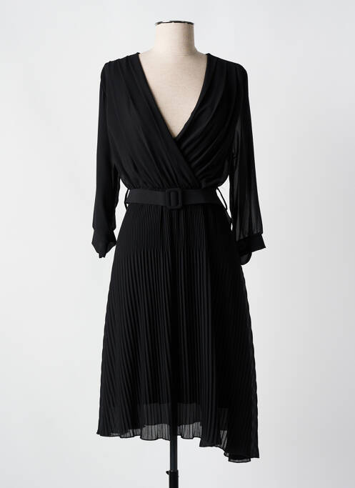 Robe mi-longue noir ÉTYMOLOGIE pour femme