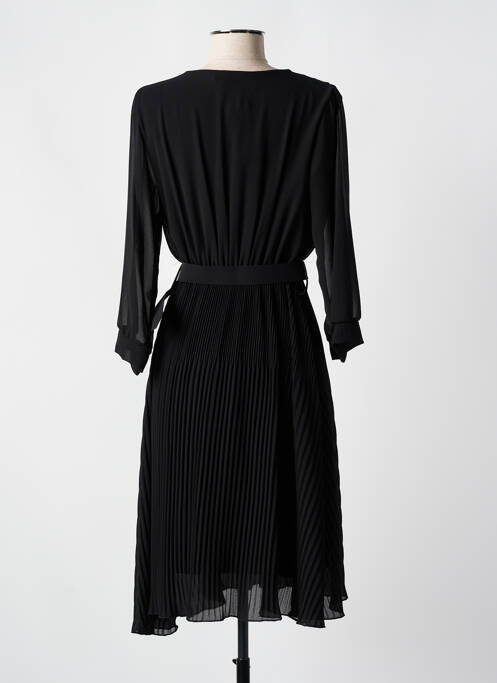 Robe mi-longue noir ÉTYMOLOGIE pour femme