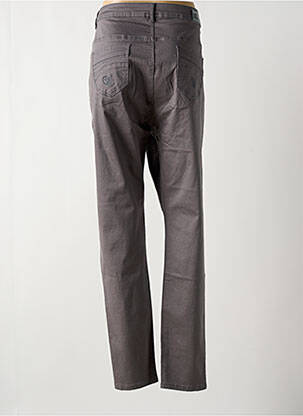 Jeans coupe slim stretch taille normale gris QUATRE VINGT JOURS femme