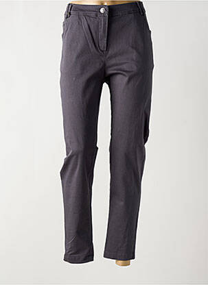 Jeans coupe slim stretch taille normale gris AGATHE & LOUISE femme