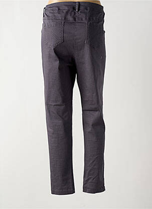Jeans coupe slim stretch taille normale gris AGATHE & LOUISE femme