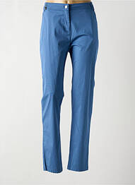 Pantalon slim taille élastique taille normale bleu AGATHE & LOUISE femme