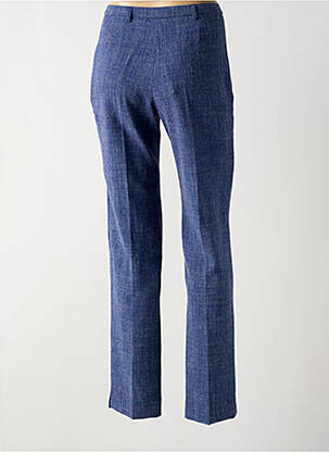 Pantalon slim taille haute taille haute bleu FRANCE RIVOIRE femme