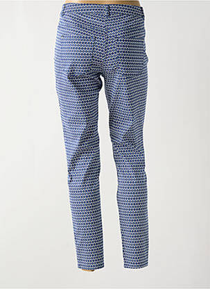 Pantalon 7/8 stretch taille normale bleu BARBARA LEBEK femme