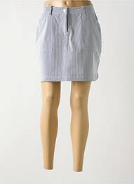 Jupe courte poches bleu ÉTYMOLOGIE femme
