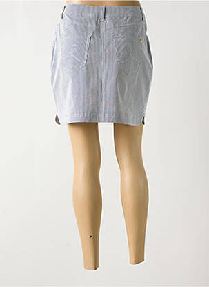 Jupe courte poches bleu ÉTYMOLOGIE femme