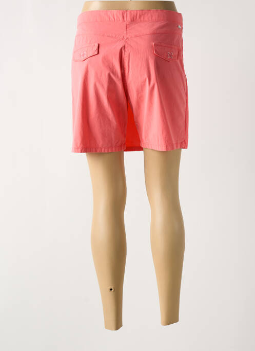 Jupe short tissage popeline rose THALASSA femme