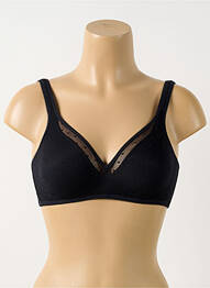 Soutien-gorge sans armature haut soutien-gorge emboitant noir GEMMA femme