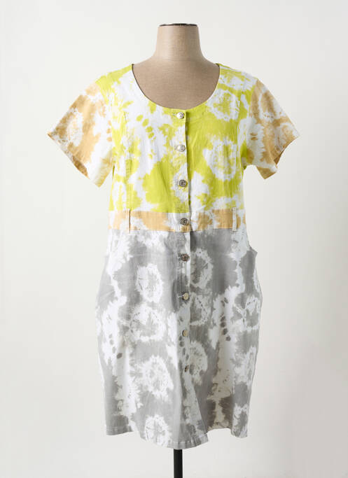 Robe mi-longue vert AGATHE & LOUISE pour femme