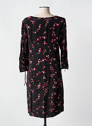 Robe courte manches 3/4 manches 3/4 noir STREET ONE femme