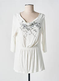 Tunique manches longues manches 3/4 beige MAMATAYOE femme