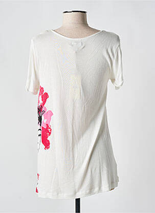 T-shirt stretch manches courtes beige SURKANA femme