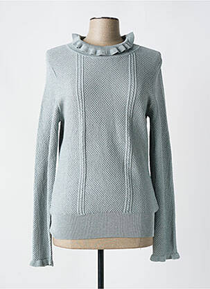 Pull stretch manches longues bleu ESQUALO femme