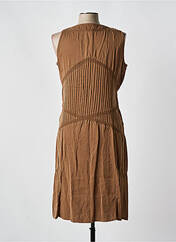 Robe mi-longue marron SALT & PEPPER pour femme seconde vue