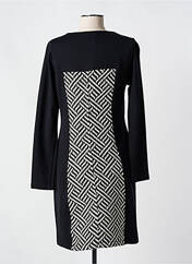 Robe mi-longue noir MALOKA pour femme seconde vue