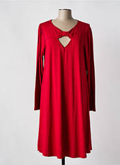 Robe mi-longue rouge MALOKA pour femme seconde vue