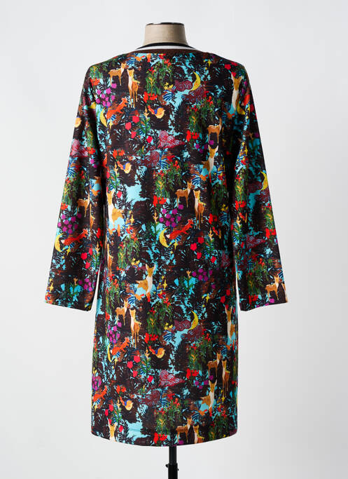 Robe mi-longue bleu MALOKA pour femme