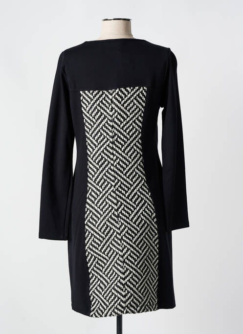 Robe mi-longue noir MALOKA pour femme