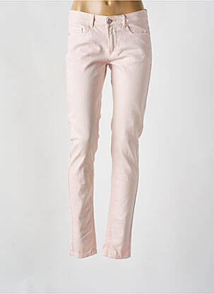 Jeans coupe slim taille basse taille basse rose CKS femme