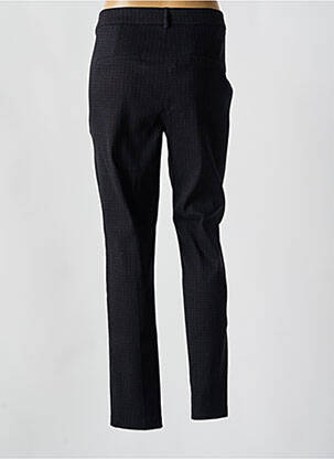 Pantalon chino fermeture zippée sous rabat boutonné taille normale bleu STREET ONE femme