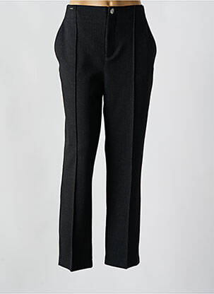 Pantalon chino fermeture zippée sous rabat boutonné taille normale gris STREET ONE femme