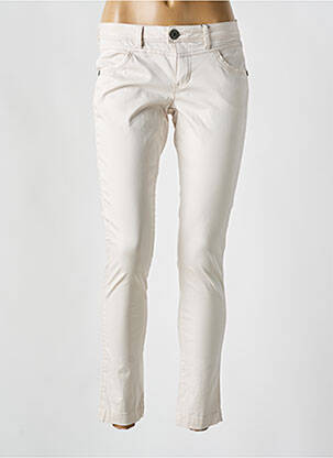 Jeans coupe slim taille basse taille basse beige STREET ONE femme