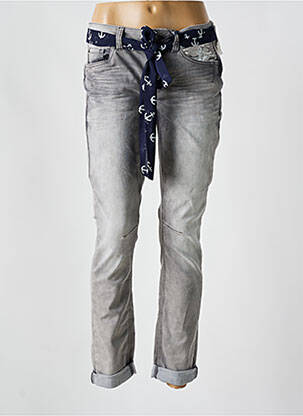 Jeans coupe slim taille basse taille basse gris STREET ONE femme