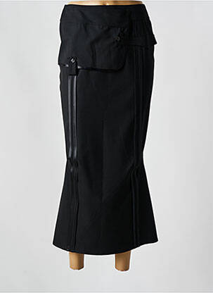Jupe longue fermeture zippée au dos noir EVA KAYAN femme