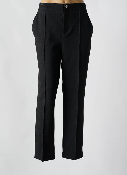 Pantalon chino fermeture zippée sous rabat boutonné taille normale gris STREET ONE femme