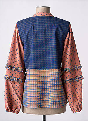 Blouse imprimé fantaisie manches longues rose NUMPH femme