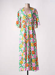 Robe longue blanc TRAFFIC PEOPLE pour femme seconde vue