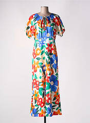 Robe longue bleu TRAFFIC PEOPLE pour femme seconde vue