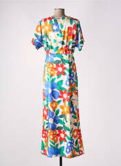 Robe longue bleu TRAFFIC PEOPLE pour femme seconde vue