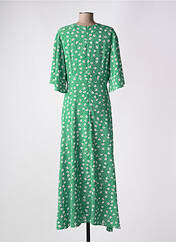 Robe longue vert TRAFFIC PEOPLE pour femme seconde vue