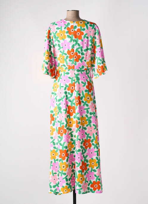 Robe longue blanc TRAFFIC PEOPLE pour femme